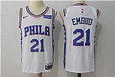Nike Philadelphia 76ers #21 Joel Embiid White Stitched NBA Jersey,baseball caps,new era cap wholesale,wholesale hats