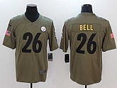 Nike Pittsburgh Steelers #26 Le'Veon Bell Olive Salute To Service Limited Jersey,baseball caps,new era cap wholesale,wholesale hats