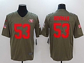 Nike San Francisco 49ers #53 NaVorro Bowman Olive Salute To Service Limited Jersey,baseball caps,new era cap wholesale,wholesale hats
