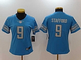 Women Limited Nike Detroit Lions #9 Matthew Stafford Blue Color Rush Stitched Jersey,baseball caps,new era cap wholesale,wholesale hats