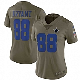 Women Nike Dallas Cowboys #88 Dez Bryant Olive Salute To Service Limited Jersey,baseball caps,new era cap wholesale,wholesale hats