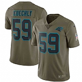 Youth Nike Carolina Panthers #59 Luke Kuechly Olive Salute To Service Limited Jersey,baseball caps,new era cap wholesale,wholesale hats