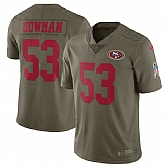 Youth Nike San Francisco 49ers #53 NaVorro Bowman Olive Salute To Service Limited Jersey,baseball caps,new era cap wholesale,wholesale hats