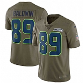 Youth Nike Seattle Seahawks #89 Doug Baldwin Olive Salute To Service Limited Jersey