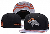Broncos Team Logo Black Fitted Hat LXMY,baseball caps,new era cap wholesale,wholesale hats