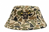 Bulls Team Logo Camo Wide Brim Hat LXMY,baseball caps,new era cap wholesale,wholesale hats