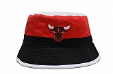 Bulls Team Logo Red & Black Wide Brim Hat LXMY,baseball caps,new era cap wholesale,wholesale hats