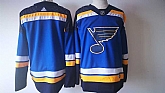 Customized Men's ADI St. Louis Blues Blue Stitched NHL Jersey,baseball caps,new era cap wholesale,wholesale hats