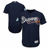 Customized Men's Atlanta Braves Navy 2017 Spring Training Flexbase Collection Stitched Jersey,baseball caps,new era cap wholesale,wholesale hats