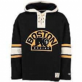 Customized Men's Boston Bruincs Black Hooded Sweatshirt,baseball caps,new era cap wholesale,wholesale hats