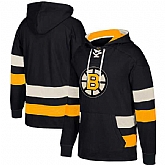 Customized Men's Boston Bruins Black All Stitched Hooded Sweatshirt,baseball caps,new era cap wholesale,wholesale hats