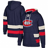 Customized Men's Canadiens Navy All Stitched Hooded Sweatshirt,baseball caps,new era cap wholesale,wholesale hats