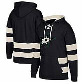 Customized Men's Dallas Stars Black All Stitched Hooded Sweatshirt,baseball caps,new era cap wholesale,wholesale hats