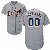Customized Men's Detroit Tigers Gray Flexbase Jersey,baseball caps,new era cap wholesale,wholesale hats