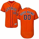 Customized Men's Houston Astros Orange Flexbase Jersey,baseball caps,new era cap wholesale,wholesale hats