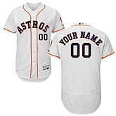 Customized Men's Houston Astros White Flexbase Jersey,baseball caps,new era cap wholesale,wholesale hats