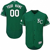 Customized Men's Kansas City Royals Green Celtic Flexbase Jersey,baseball caps,new era cap wholesale,wholesale hats