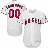 Customized Men's Los Angeles Angels White Flexbase Jersey,baseball caps,new era cap wholesale,wholesale hats