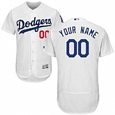 Customized Men's Los Angeles Dodgers White Flexbase Jersey,baseball caps,new era cap wholesale,wholesale hats