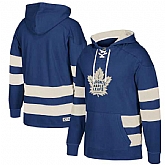 Customized Men's Maple Leafs Blue All Stitched Hooded Sweatshirt,baseball caps,new era cap wholesale,wholesale hats