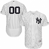 Customized Men's New York Yankees White Flexbase Jersey,baseball caps,new era cap wholesale,wholesale hats
