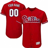 Customized Men's Philadelphia Phillies Red Flexbase Jersey,baseball caps,new era cap wholesale,wholesale hats