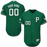 Customized Men's Pittsburgh Pirates Green Celtic Flexbase Jersey,baseball caps,new era cap wholesale,wholesale hats