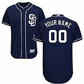 Customized Men's San Diego Padres Navy Flexbase Jersey,baseball caps,new era cap wholesale,wholesale hats