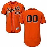 Customized Men's San Francisco Giants Orange Flexbase Jersey,baseball caps,new era cap wholesale,wholesale hats