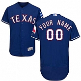 Customized Men's Texas Rangers Blue Flexbase Jersey,baseball caps,new era cap wholesale,wholesale hats