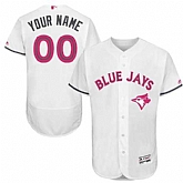 Customized Men's Toronto Blue Jays White Mother's Day Flexbase Jersey,baseball caps,new era cap wholesale,wholesale hats