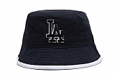 Dodgers Team Logo Black Wide Brim Hat LXMY,baseball caps,new era cap wholesale,wholesale hats