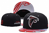 Falcons Team Logo Black Fitted Hat LXMY,baseball caps,new era cap wholesale,wholesale hats