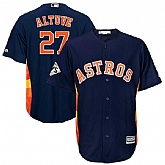 Houston Astros #27 Jose Altuve Navy 2017 World Series Bound Cool Base Player Jersey,baseball caps,new era cap wholesale,wholesale hats