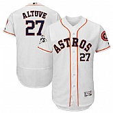 Houston Astros #27 Jose Altuve White 2017 World Series Bound Flexbase Player Jersey,baseball caps,new era cap wholesale,wholesale hats