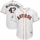 Houston Astros #43 Lance McCullers Jr. White 2017 World Series Bound Cool Base Player Jersey,baseball caps,new era cap wholesale,wholesale hats