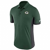 Men's Green Bay Packers Nike Green Evergreen Polo 90Hou