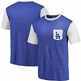 Men's Los Angeles Dodgers Fanatics Branded Royal-White Refresh Pocket T-Shirt 90Hou,baseball caps,new era cap wholesale,wholesale hats