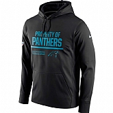 Men's Nike Carolina Panthers Nike Black Circuit Property Of Performance Pullover Hoodie 90Hou,baseball caps,new era cap wholesale,wholesale hats