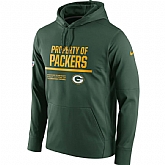 Men's Nike Green Bay Packers Nike Green Circuit Property Of Performance Pullover Hoodie 90Hou,baseball caps,new era cap wholesale,wholesale hats