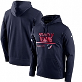 Men's Nike Houston Texans Nike Navy Circuit Property Of Performance Pullover Hoodie 90Hou,baseball caps,new era cap wholesale,wholesale hats