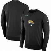 Men's Nike Jacksonville Jaguars Nike Black Sideline Team Logo Performance Sweatshirt 90Hou,baseball caps,new era cap wholesale,wholesale hats