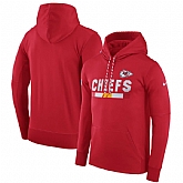 Men's Nike Kansas City Chiefs Nike Red Sideline Team Name Performance Pullover Hoodie 90Hou,baseball caps,new era cap wholesale,wholesale hats