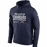 Men's Nike Los Angeles Chargers Nike Navy Circuit Property Of Performance Pullover Hoodie 90Hou,baseball caps,new era cap wholesale,wholesale hats