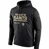 Men's Nike New Orleans Saints Nike Black Circuit Property Of Performance Pullover Hoodie 90Hou,baseball caps,new era cap wholesale,wholesale hats