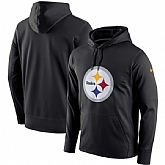 Men's Nike Pittsburgh Steelers Nike Black Circuit Logo Essential Performance Hoodie 90Hou,baseball caps,new era cap wholesale,wholesale hats