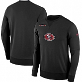 Men's Nike San Francisco 49ers Nike Black Sideline Team Logo Performance Sweatshirt 90Hou,baseball caps,new era cap wholesale,wholesale hats
