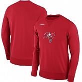 Men's Nike Tampa Bay Buccaneers Nike Red Sideline Team Logo Performance Sweatshirt 90Hou,baseball caps,new era cap wholesale,wholesale hats