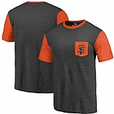 Men's San Francisco Giants Fanatics Branded Black-Orange Refresh Pocket T-Shirt 90Hou,baseball caps,new era cap wholesale,wholesale hats