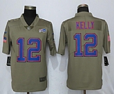 Nike Buffalo Bills #12 Jim Kelly Olive Salute To Service Limited Jerseys,baseball caps,new era cap wholesale,wholesale hats